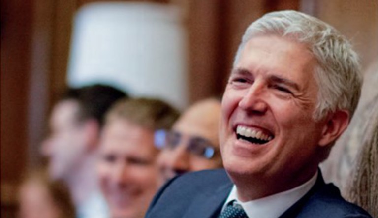 Neil Gorsuch is seen.