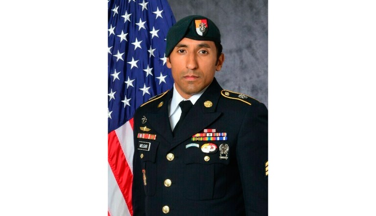 This undated photo provided by the U.S. Army shows U.S. Army Staff Sgt. Logan Melgar Green Beret, who died from non-combat related injuries in Mali in June 2017. 