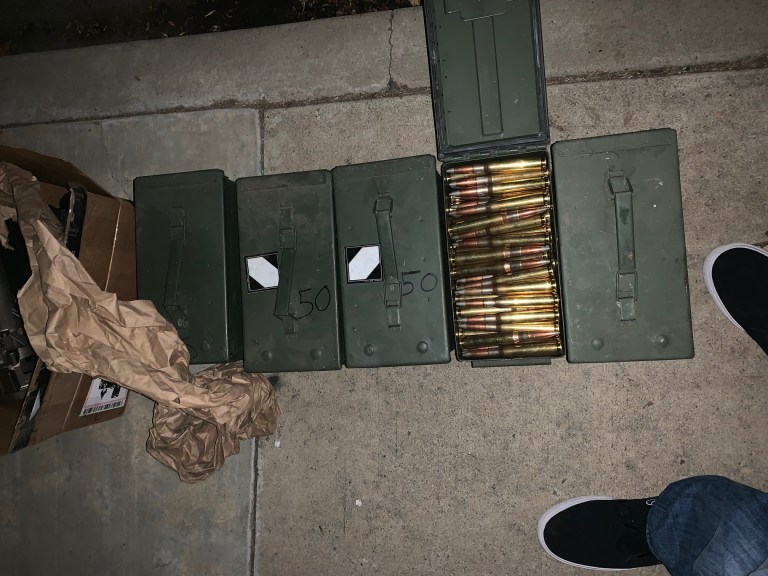 Ammunition intended for the CJNG