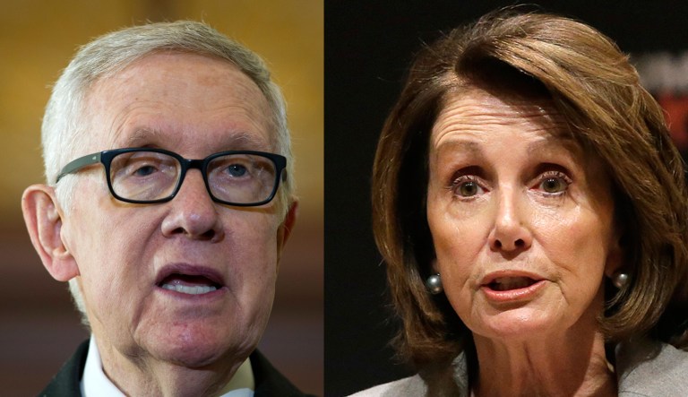 Harry Reid and Nancy Pelosi.