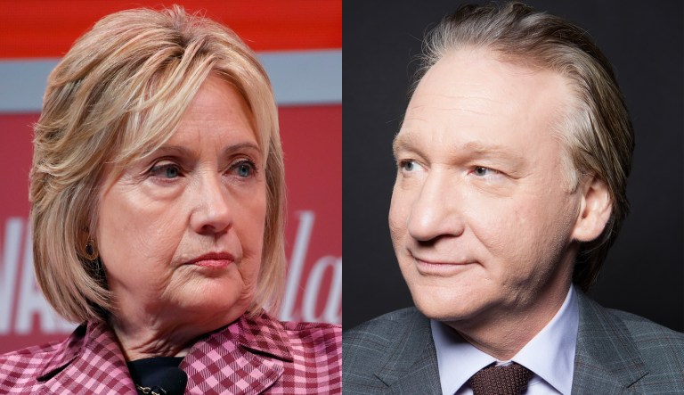 Hillary Clinton, Bill Maher.