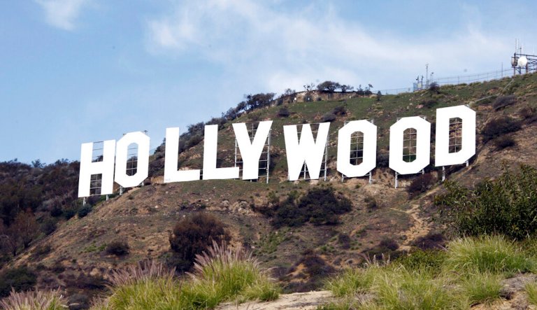 The Hollywood Sign is seen in this view from near the top of Beachwood Canyon, atop Mt. Lee adjacent to Griffith Park in the Hollywood Hills of Los Angeles Friday, Jan. 29, 2010.