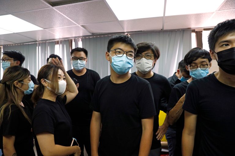 Joshua Wong and 11 other activists banned from Hong Kong elections