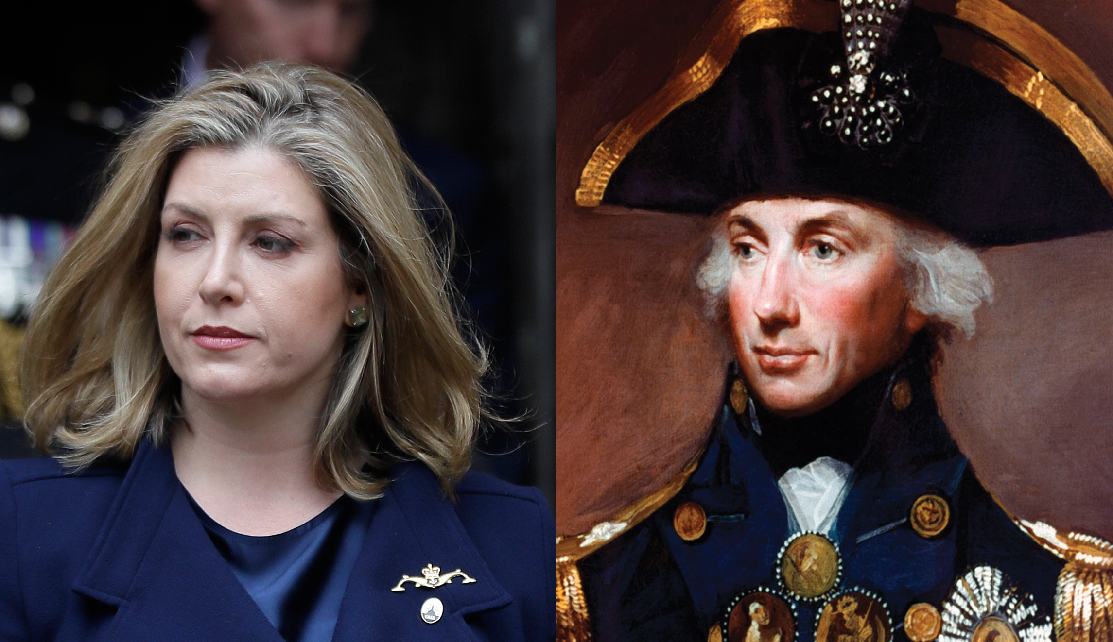 First naval officer to be UK defense secretary promises to hang Horatio Nelson portrait in her office
