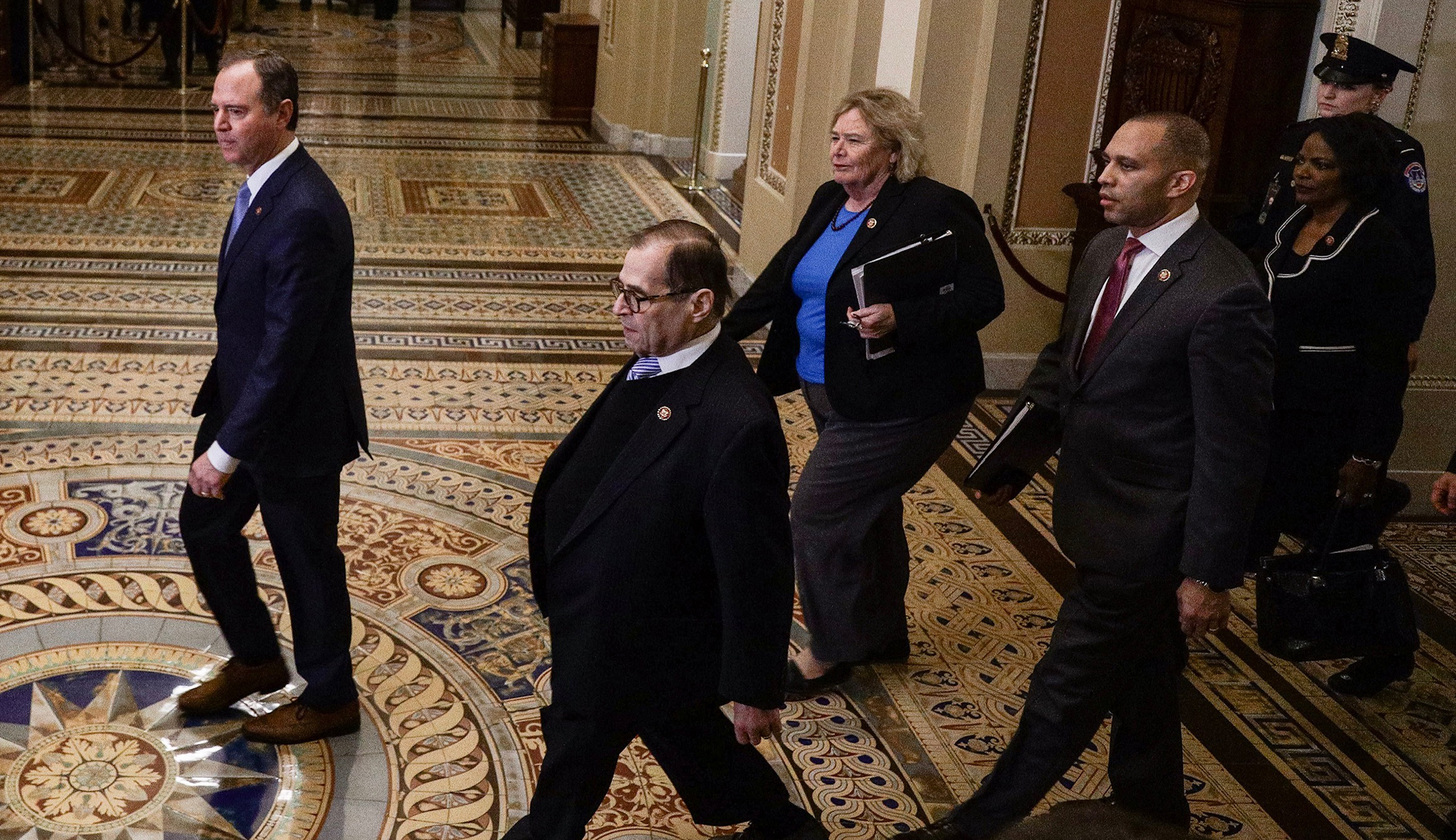 Senate Democrats call for impartiality while declaring Trump guilty
