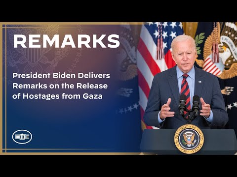 Biden speaks on hostage release