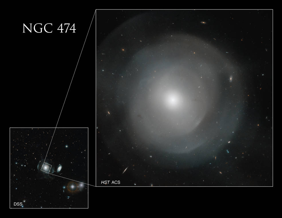 Hubble Space Telescope captures image of giant galaxy surrounded by ‘shells’