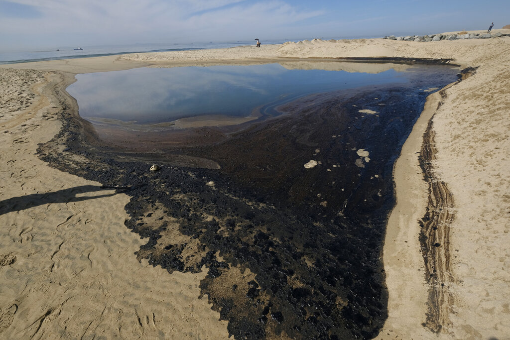 Ship anchor could be cause of massive Orange County oil spill