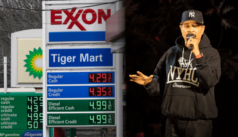 SEE IT: Celebrity Ice-T and others complain about gas prices