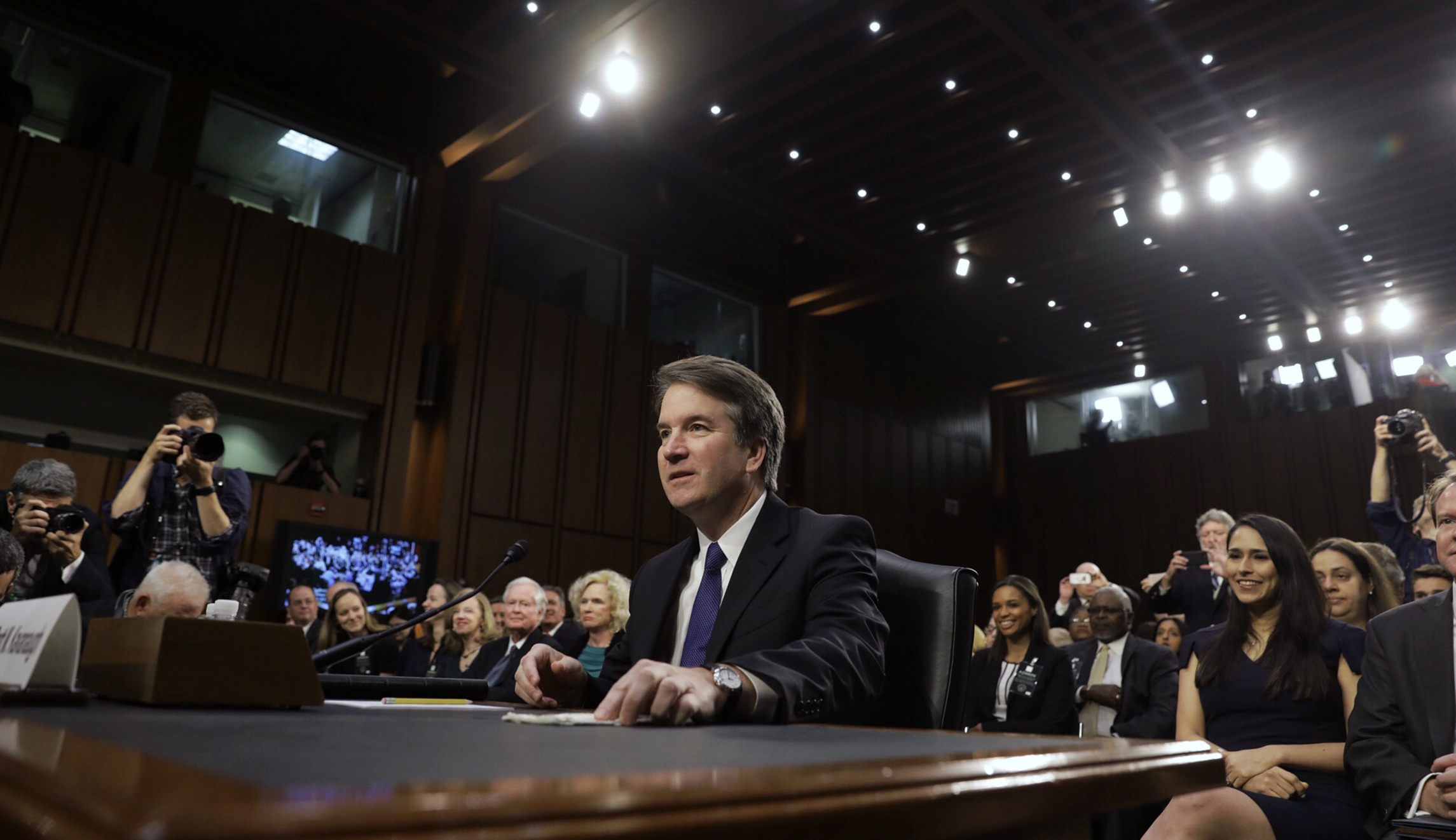 Brett Kavanaugh’s legal logic falls on deaf Democratic ears