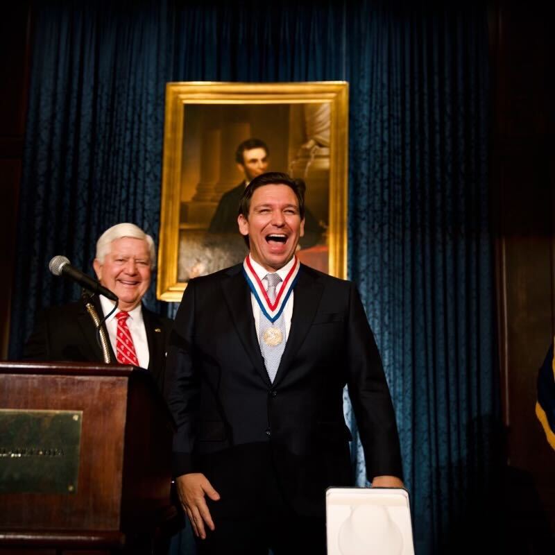 SEE IT: Union League of Philadelphia bestows Gov. Ron DeSantis with Medal of Honor