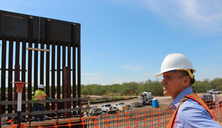 Rep. Ross Spano examining the border.