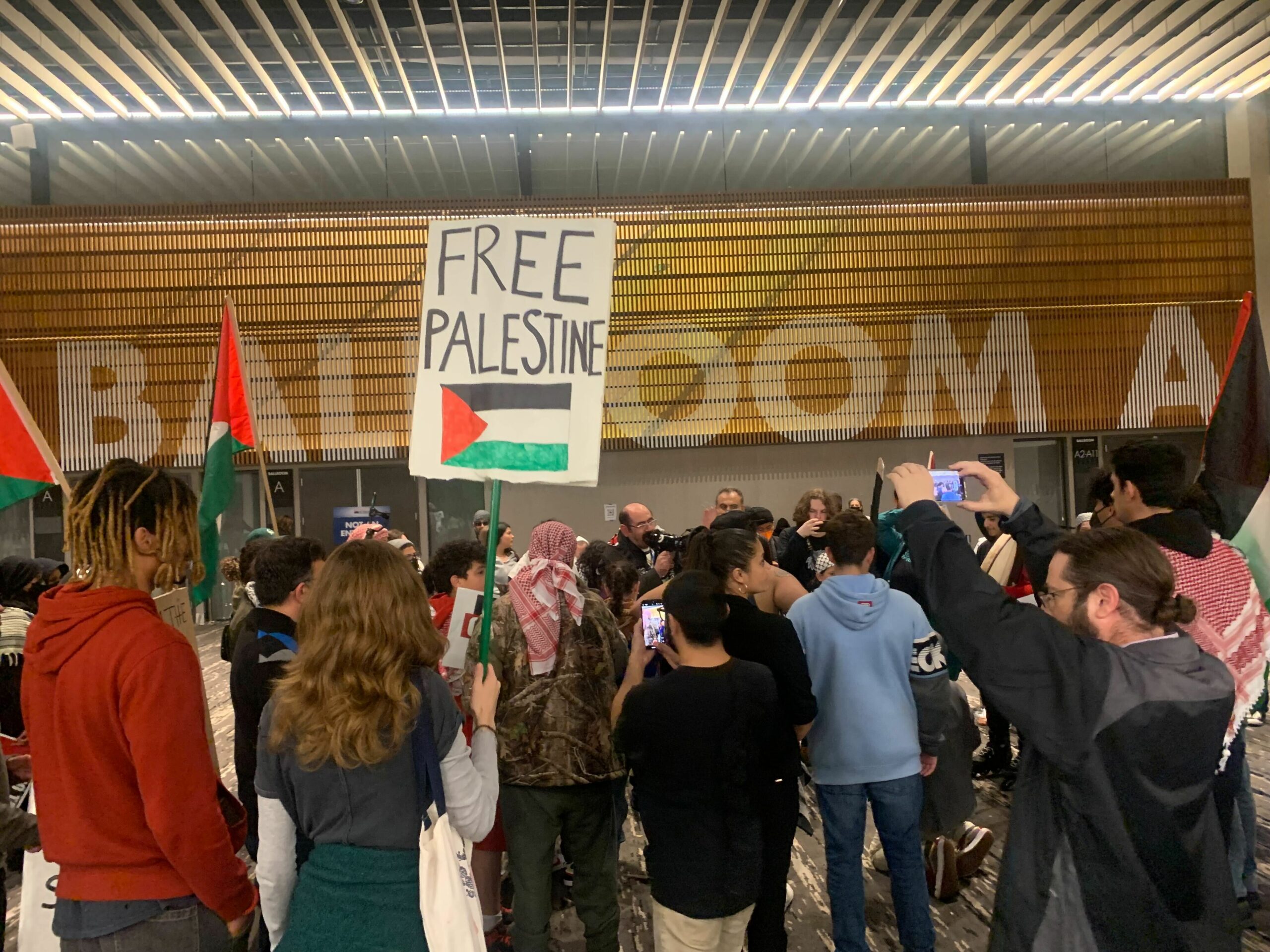 Pro-Palestinian protesters shut down part of California Democratic convention