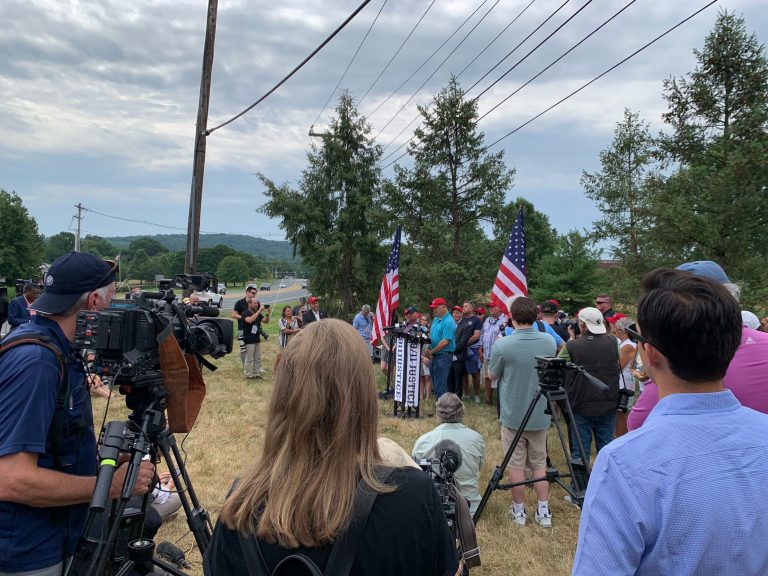 ‘Worst form of greed’: Families of 9/11 victims rally against Trump and LIV