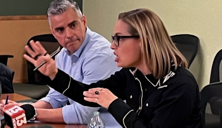 Kyrsten Sinema vents frustrations on border trip with Republicans