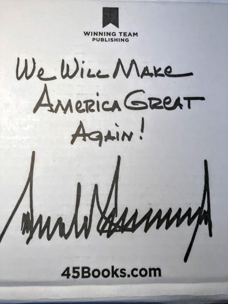 Buzz: 200,000 Trump books sold, Biden’s Senate page friend, Chuck Lewis auction