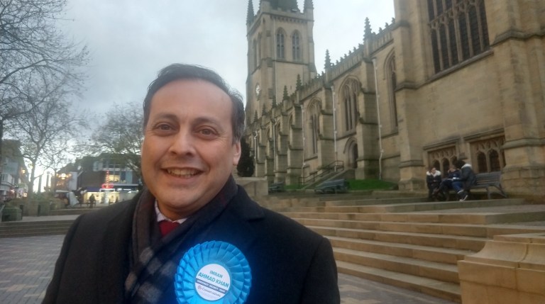 Imran Ahmad Khan believes he can upset generations of history by winning the traditionally Labour seat in Wakefield for the Conservative Party
