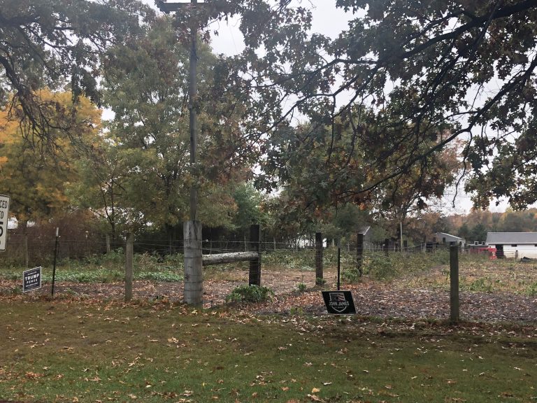MICHIGAN â Farm in rural Michigan supporting John James for US Senate. (Photo by Salena Zito) 
