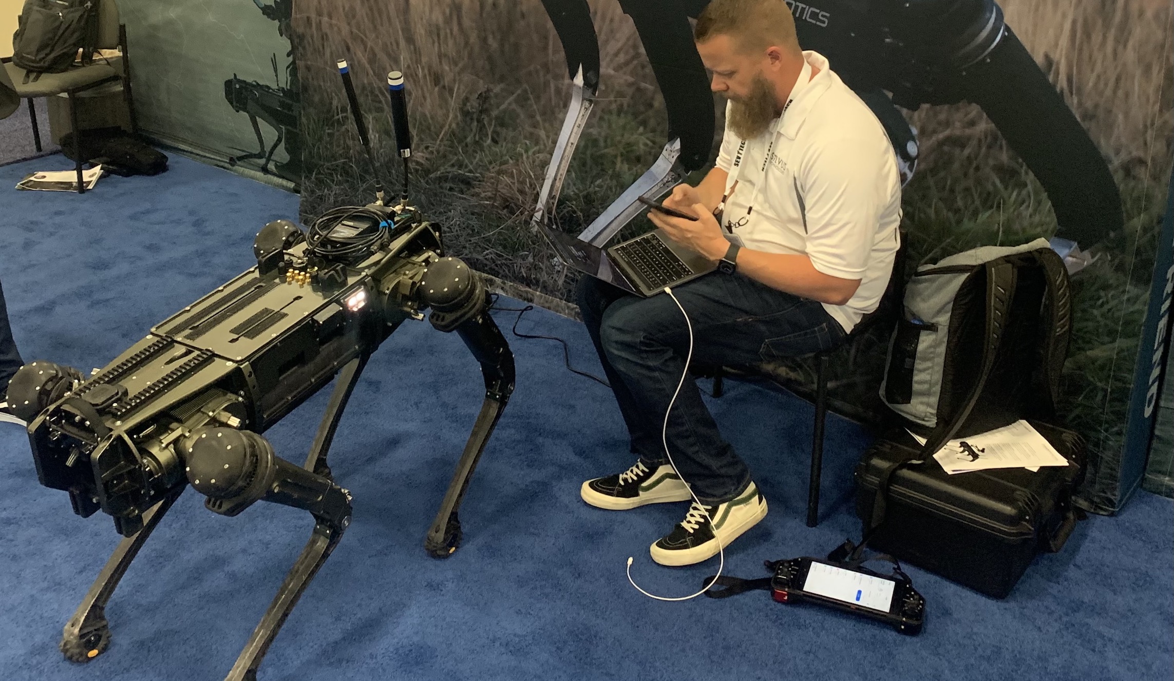Robot dogs, waterproof paper, and stun gun armbands tempt border officials