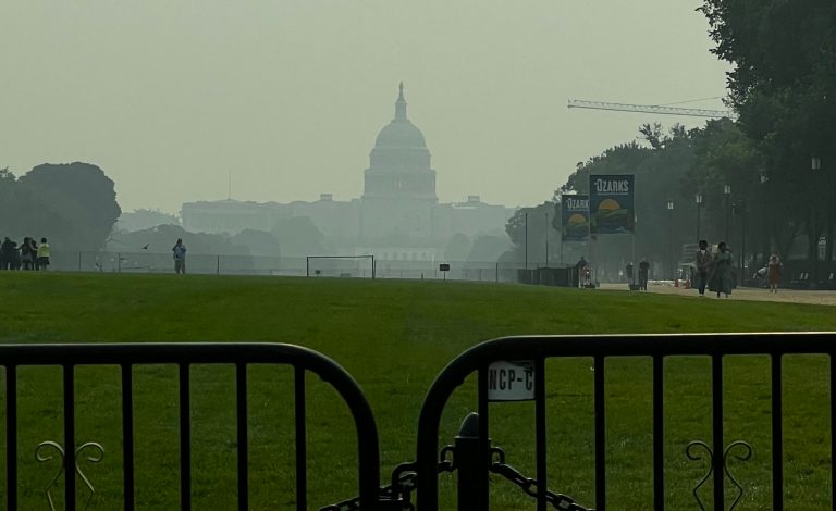 The U.S. Capitol Building from the National Mall on June 7, 2023.