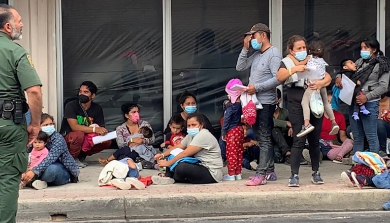 Texas border town struggles under surge of migrant families and COVID-19