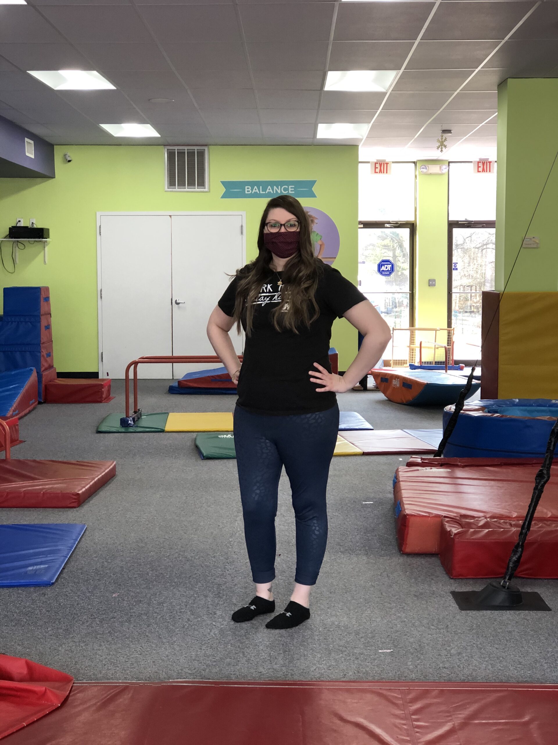 Rebecca Phelps stands at her Little Gym in Silver Spring, Maryland — she will turn out the lights on June 30 as one of over 300,000 small businesses in this country that have shut down because of local government restrictions over COVID-19.