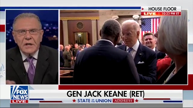 Retired General Jack Keane reacts to Biden's State of the Union address