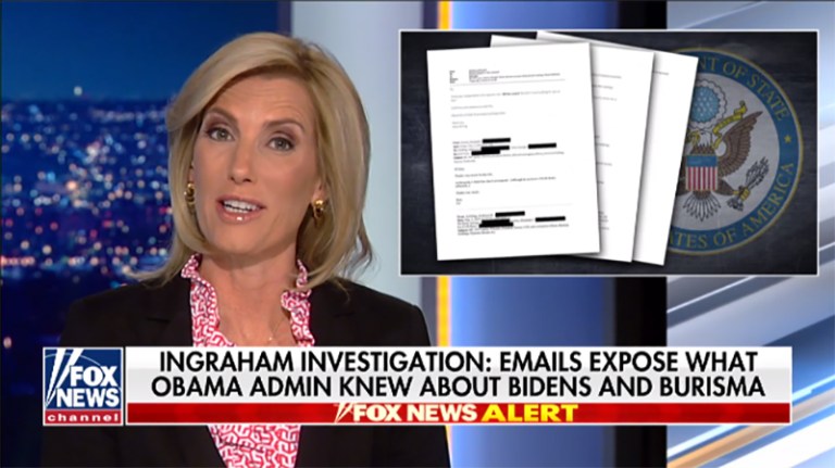 Laura Ingraham shows emails tying alleged Ukraine whistleblower to Obama White House meeting on Burisma
