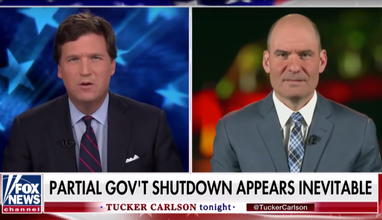 Chris Hahn appears on Tucker Carlson to discuss immigration, border walls, and government shutdown