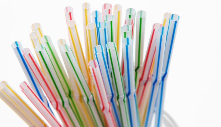 Plastic straws. 