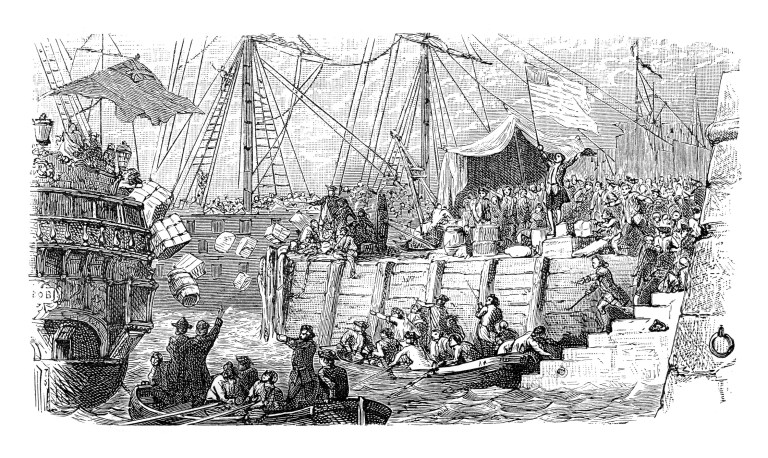 The Boston Tea Party was a political and mercantile protest by the Sons of Liberty in Boston, Massachusetts, on December 16, 1773.