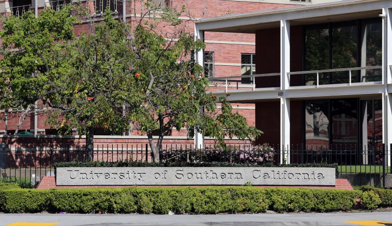 The University of Southern California located near downtown Los Angeles in March 17, 2014. 