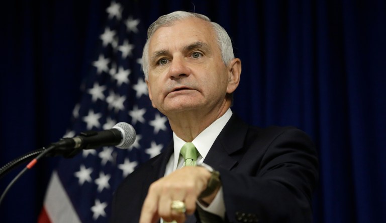 U.S. Sen. Jack Reed, D-R.I., speaks during a news conference, Wednesday, Aug. 31, 2016, in Providence, R.I.