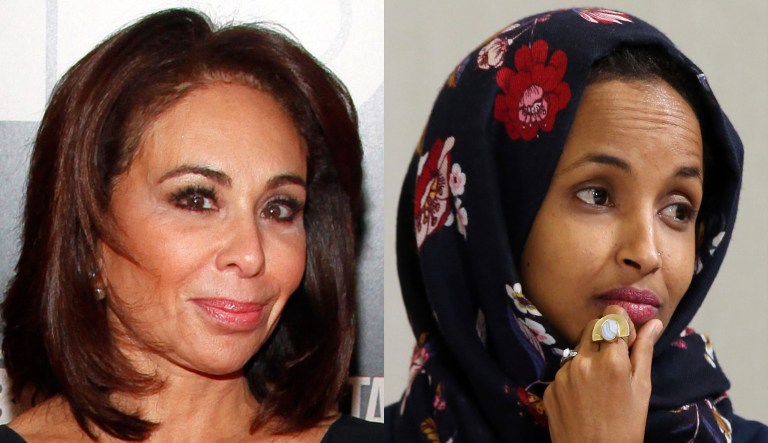 jeanine pirro and ilhan omar