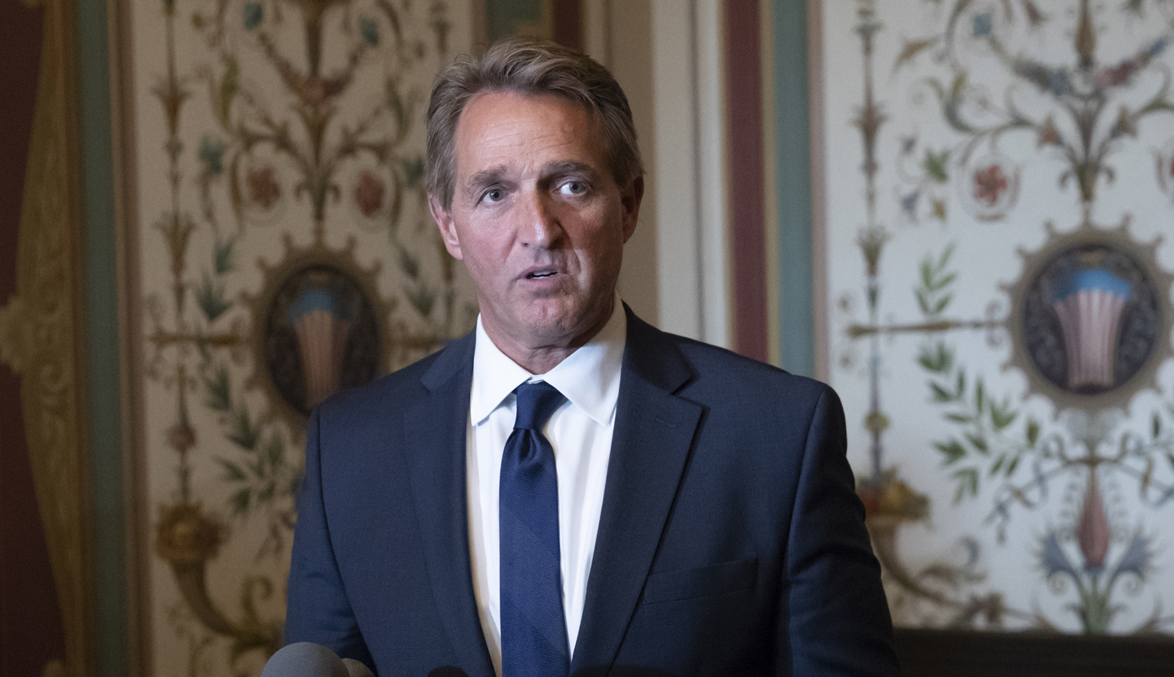 Jeff Flake won’t withhold support for Supreme Court nominee over tariffs