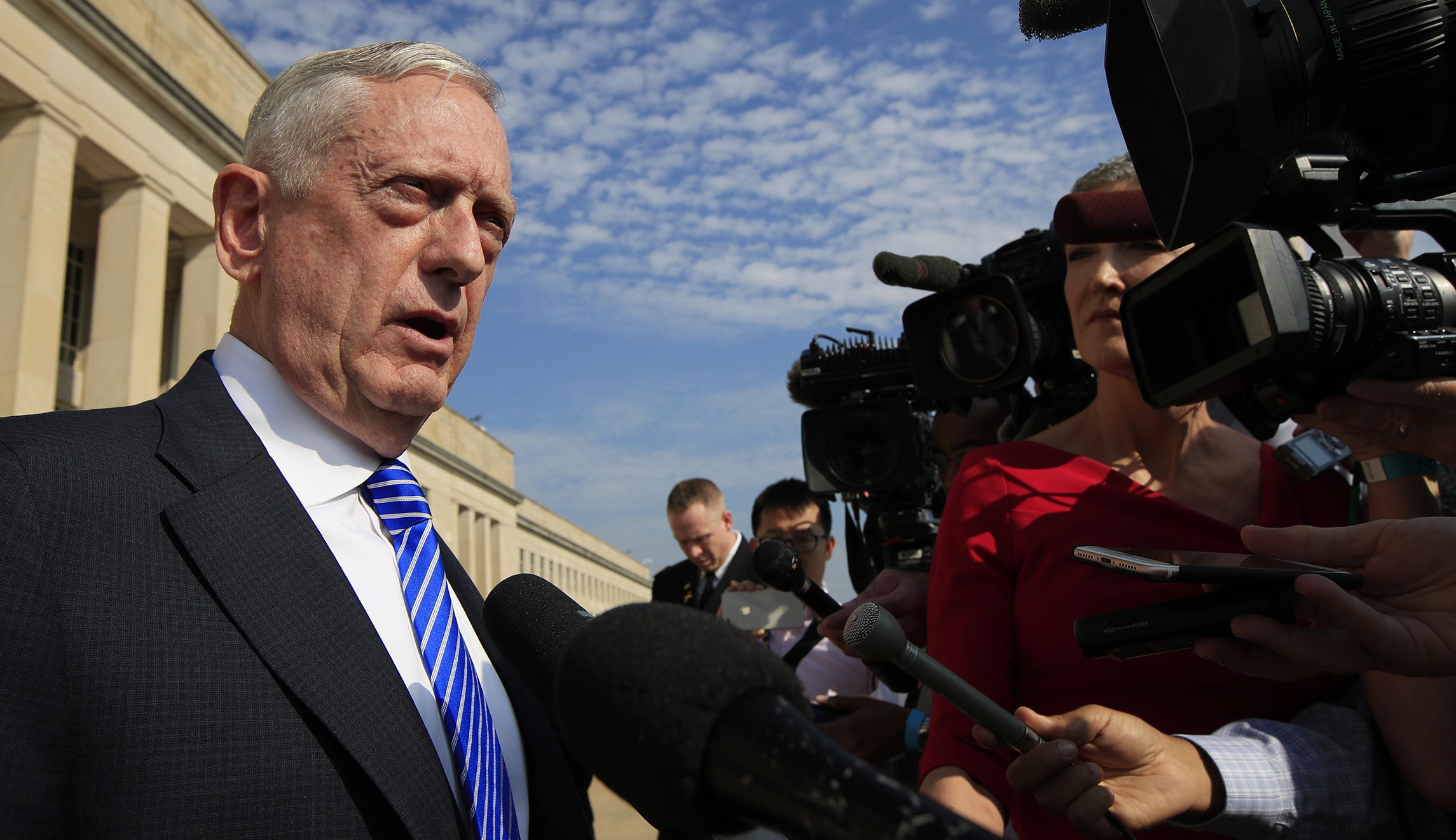 Jim Mattis on Trump’s press bashing: ‘We live in a raucous democracy’