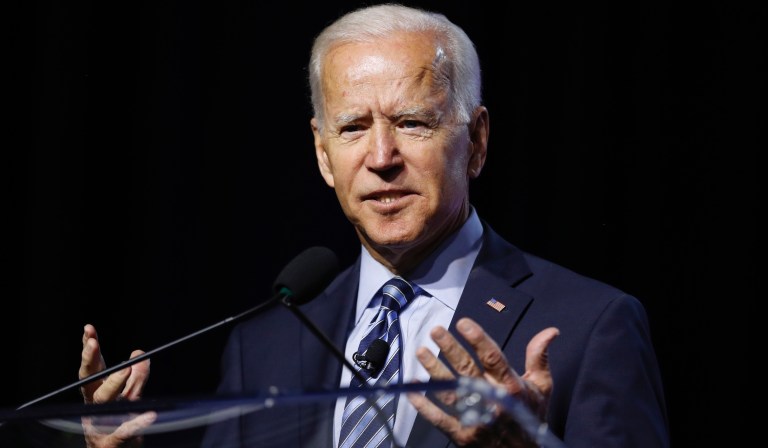 Democratic presidential candidate former Vice President Joe Biden, speaks during a candidates forum at the 110th NAACP National Convention, Wednesday, July 24, 2019, in Detroit.