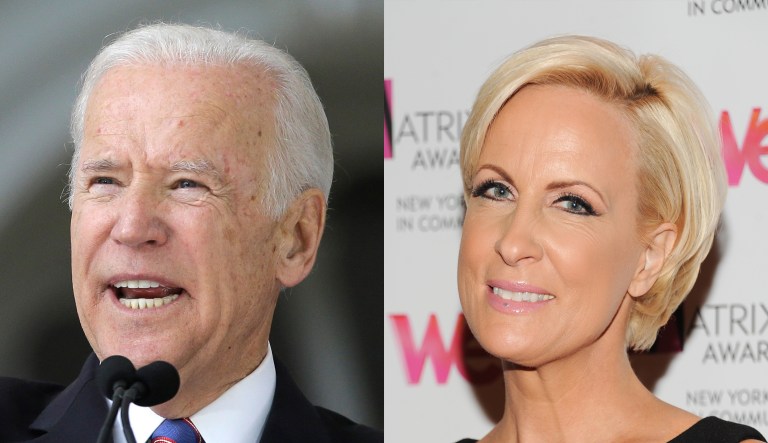Joe Biden, Mika Brzezinski.