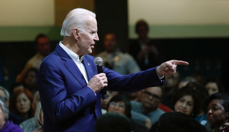Biden back on top in Iowa as polls see-saw