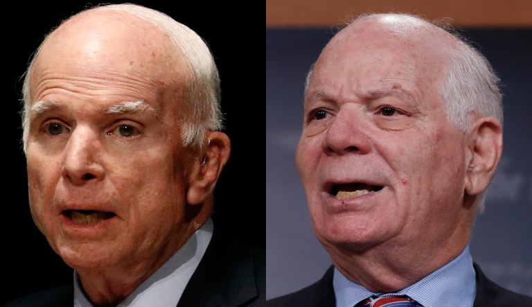 John McCain and Ben Cardin.