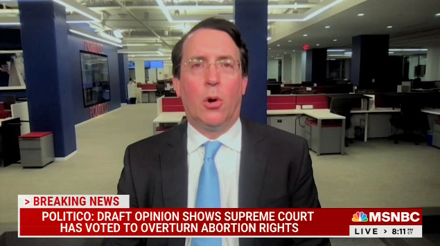 WATCH: Reporter speaks about breaking story on Supreme Court abortion rights leak