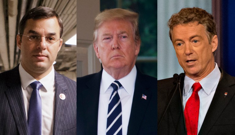 Justin Amash, Donald Trump, and Rand Paul