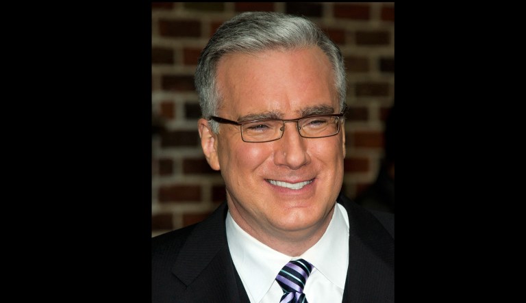 In this Oct. 24, 2011 file photo, political pundit Keith Olbermann leaves a taping of the "Late Show with David Letterman," in New York.