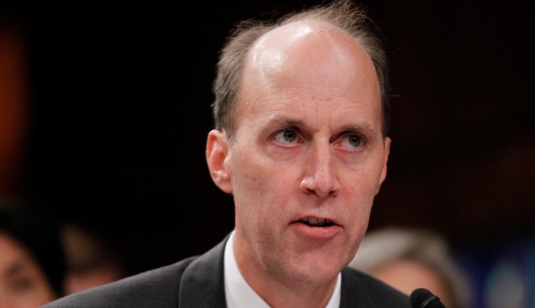 Ed Whelan testifies on Capitol Hill on July 1, 2010, before the Senate Judiciary Committee during Supreme Court nominee Elena Kagan's confirmation hearing.