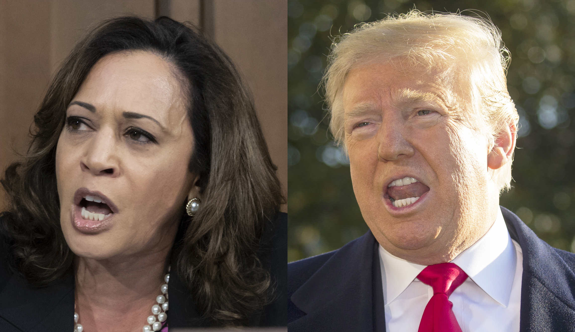 Kamala Harris hits Trump over Syria withdrawal process, not policy itself