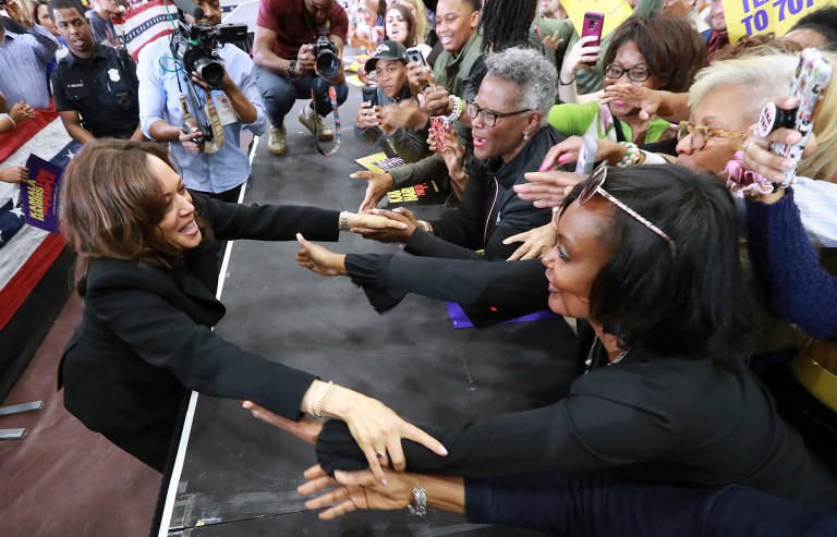 Kamala Harris reaches for black women voters in Atlanta