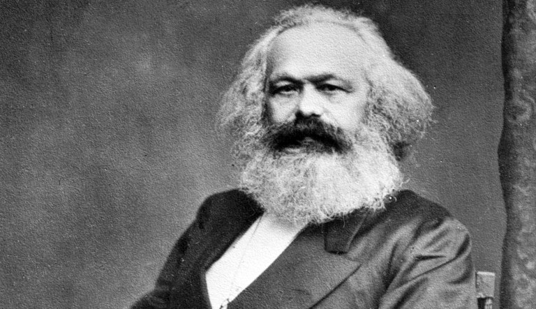 Karl Marx (1818-1883), philosopher and German politician.