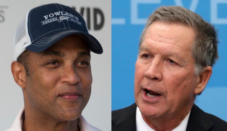 John Kasich and Don Lemon