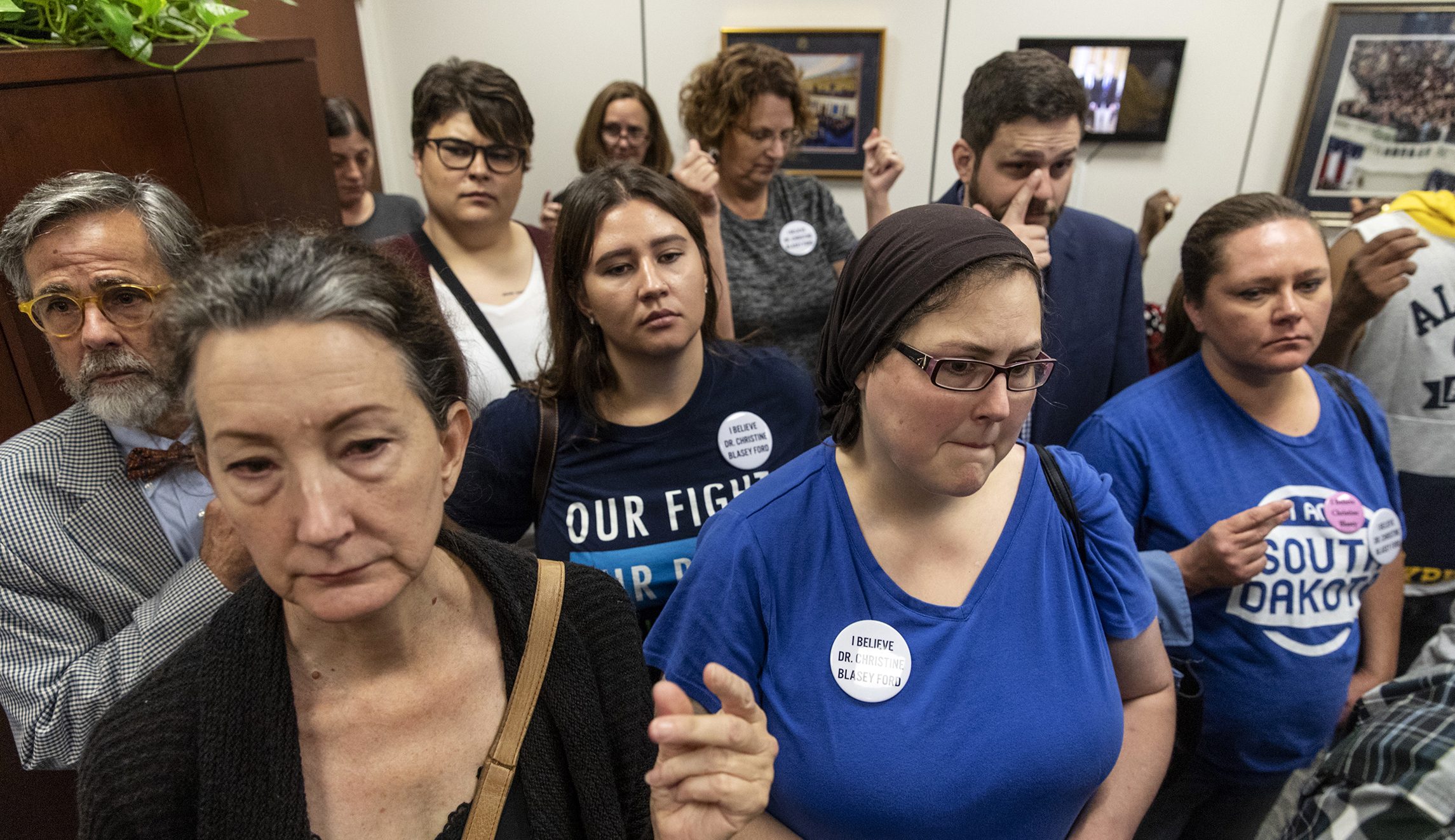 Kavanaugh protesters swarm Chuck Grassley’s office