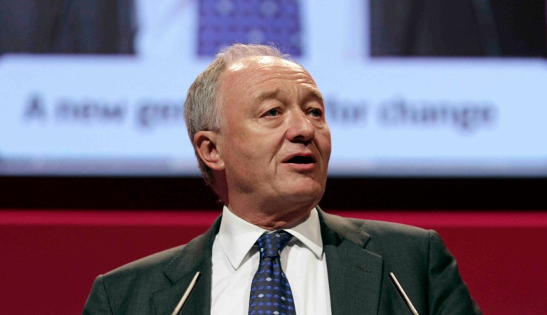Ken Livingstone, the former Mayor of London, delivers a speech at Britain's Labour party's annual conference, in Manchester, England, Wednesday Sept. 29, 2010.